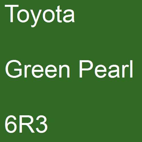 Toyota, Green Pearl, 6R3.